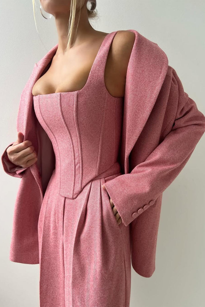 Dolce™ - Three-Piece Set with Double-Breasted Blazer