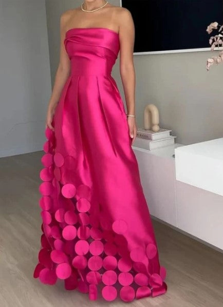 Marina WD| Long Sheath Circle Dress
