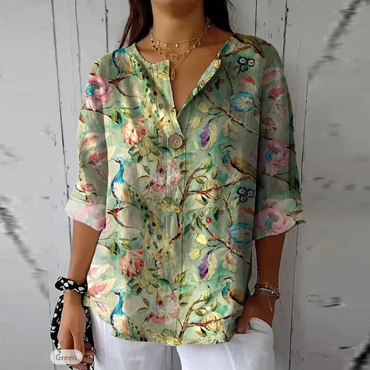 Meredith™ WBC| Chic Floral Blouse