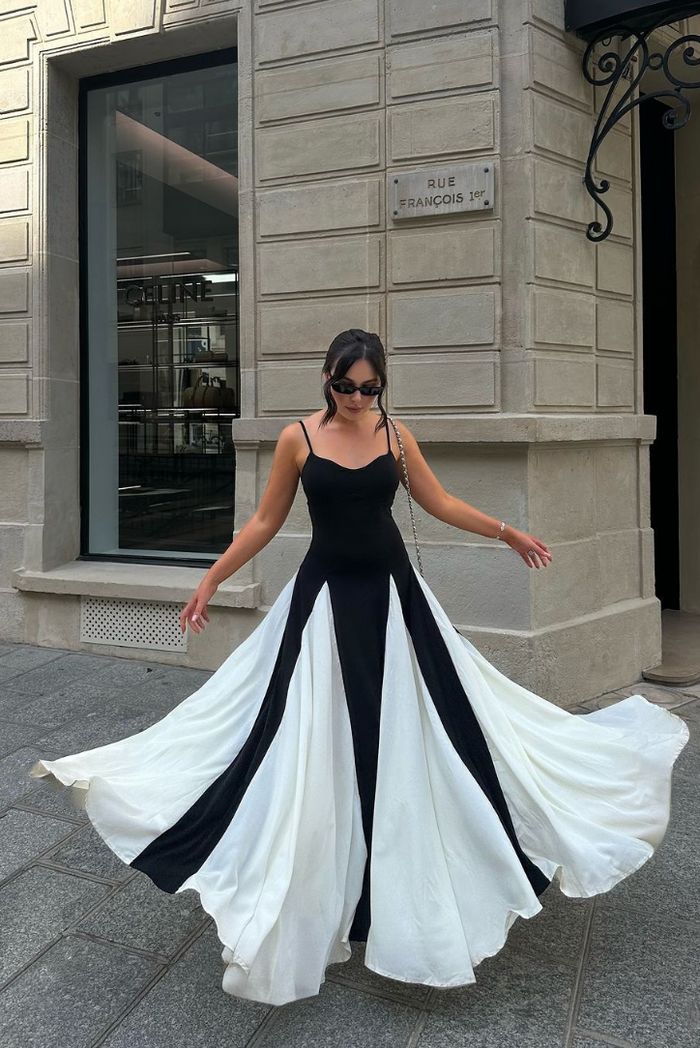 Eliana WD | Paneled Maxi Dress