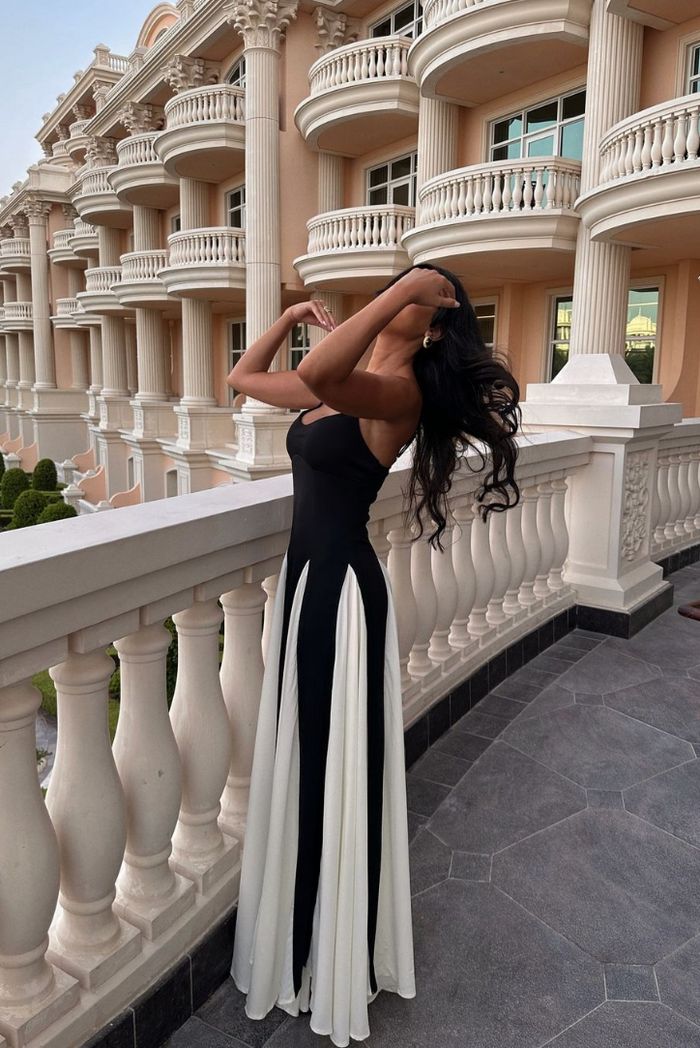 Eliana WD | Paneled Maxi Dress