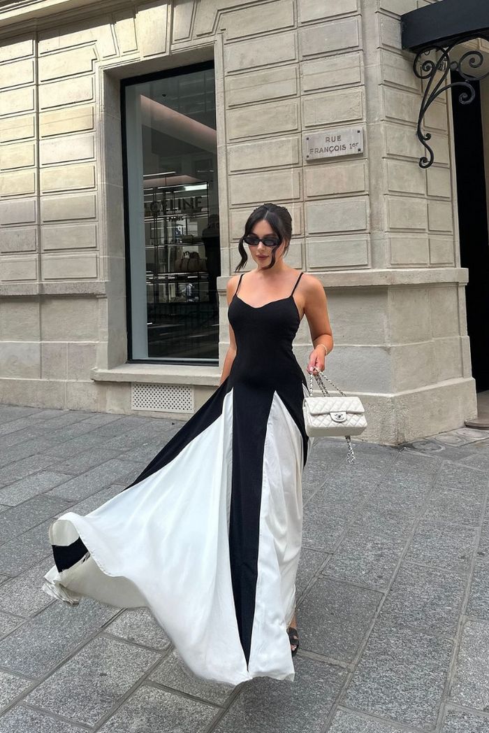 Eliana WD | Paneled Maxi Dress