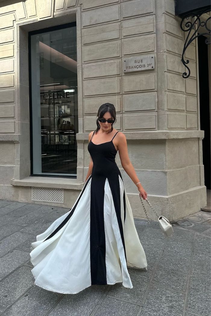 Eliana WD | Paneled Maxi Dress