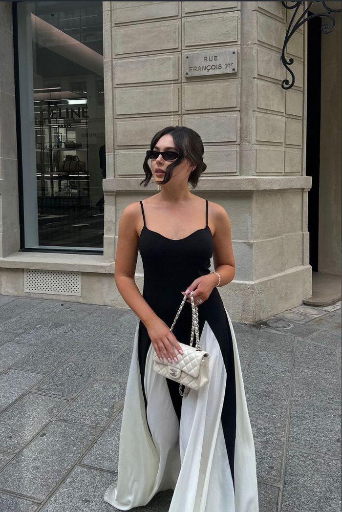 Eliana WD | Paneled Maxi Dress