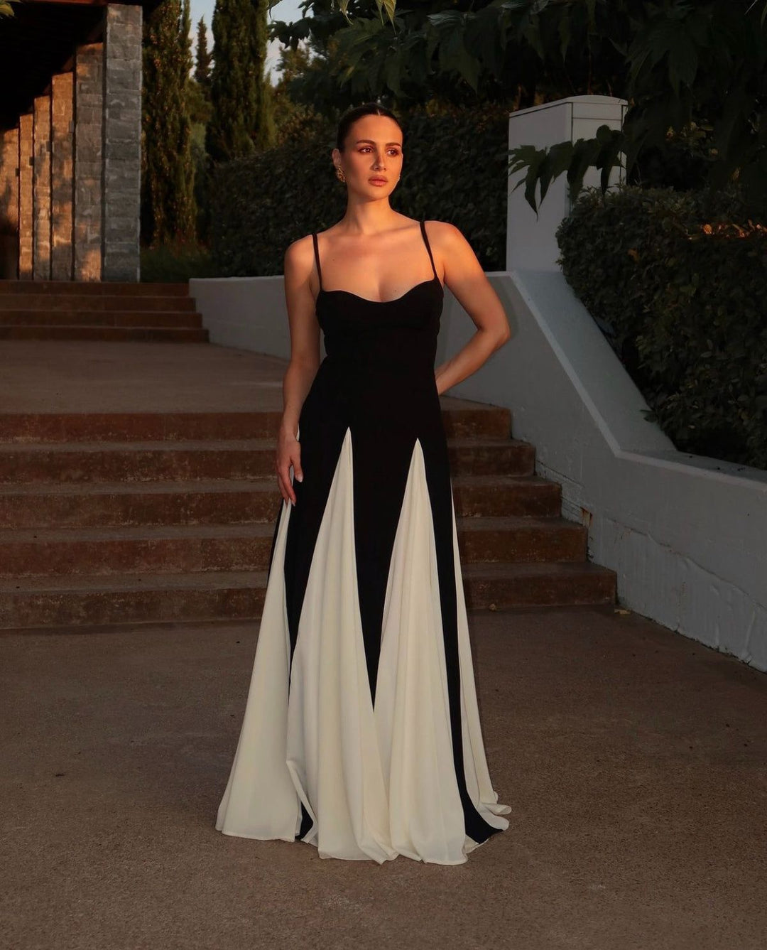Eliana WD | Paneled Maxi Dress