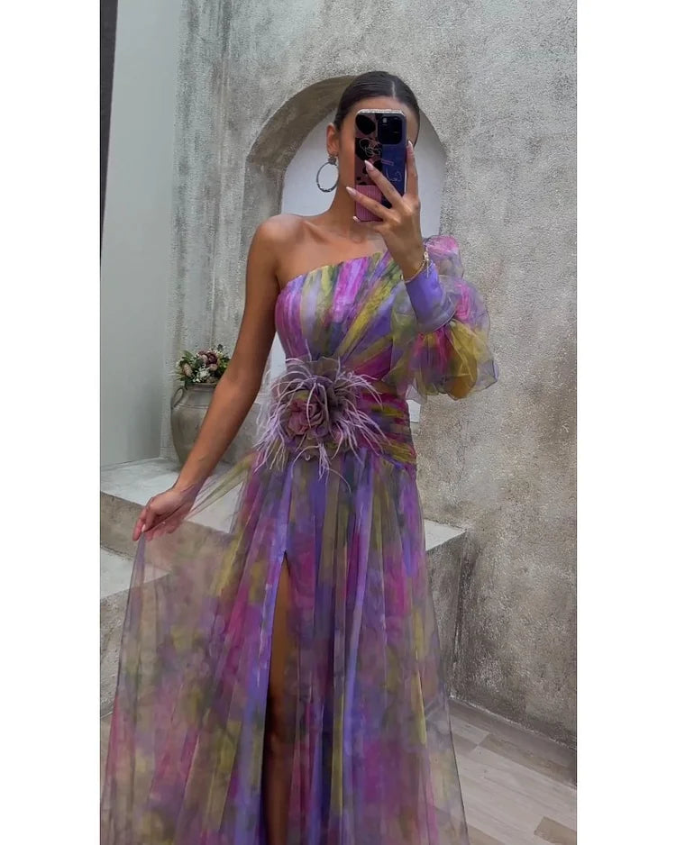 Mireille | Elegant long-sleeved dress