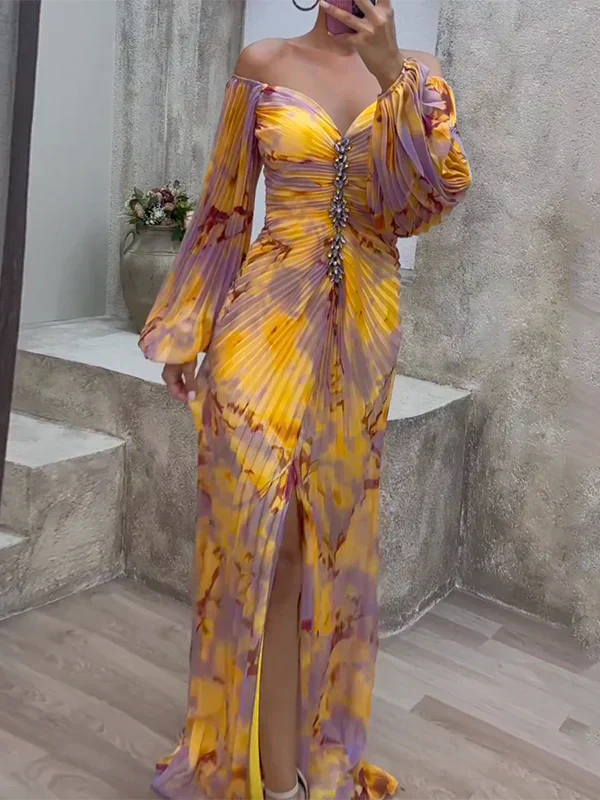 Selina WD | Elegant V-Neck Dress