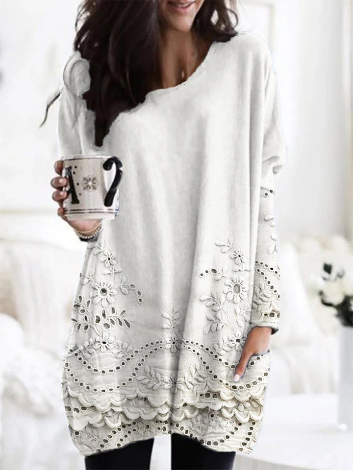 Clarissa™ Newest Arrivals  - Printed Cozy Sweater