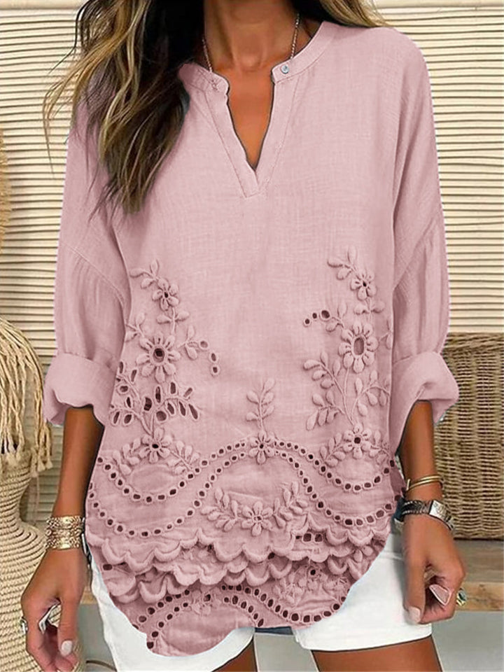 Valona™ Newest Arrivals – Elegant Printed Top
