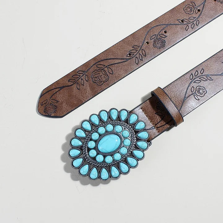 Boho Ethnic Belt™ Retro Western Style – Women's Woven Statement Waist Accessory
