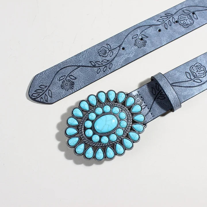 Boho Ethnic Belt™ Retro Western Style – Women's Woven Statement Waist Accessory