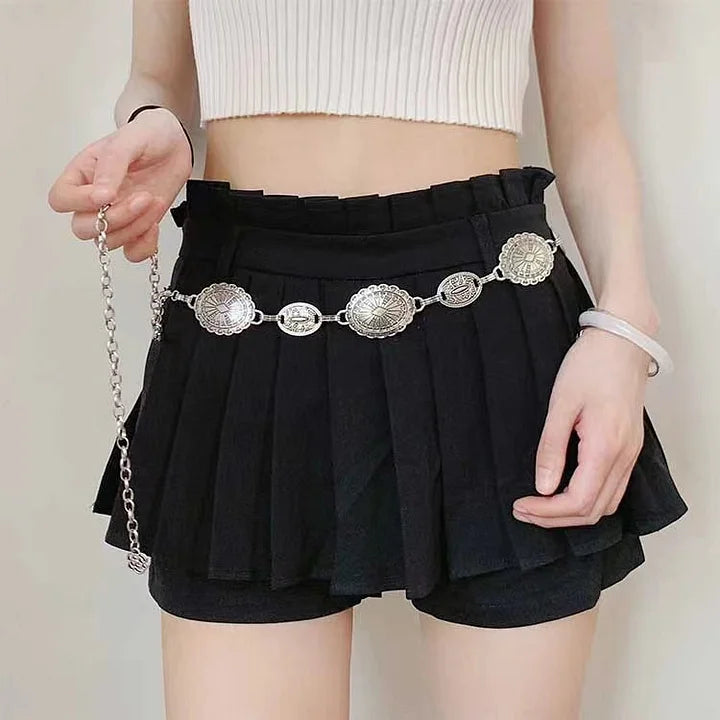 GildedGrace™ Retro Western Style - Vintage Metal Waist Chain