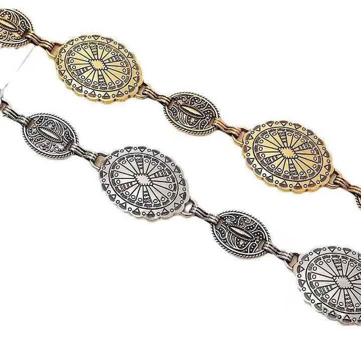GildedGrace™ Retro Western Style - Vintage Metal Waist Chain