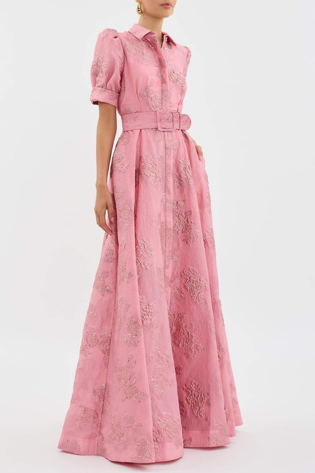 Celina WD | Short Puff Sleeves Dress