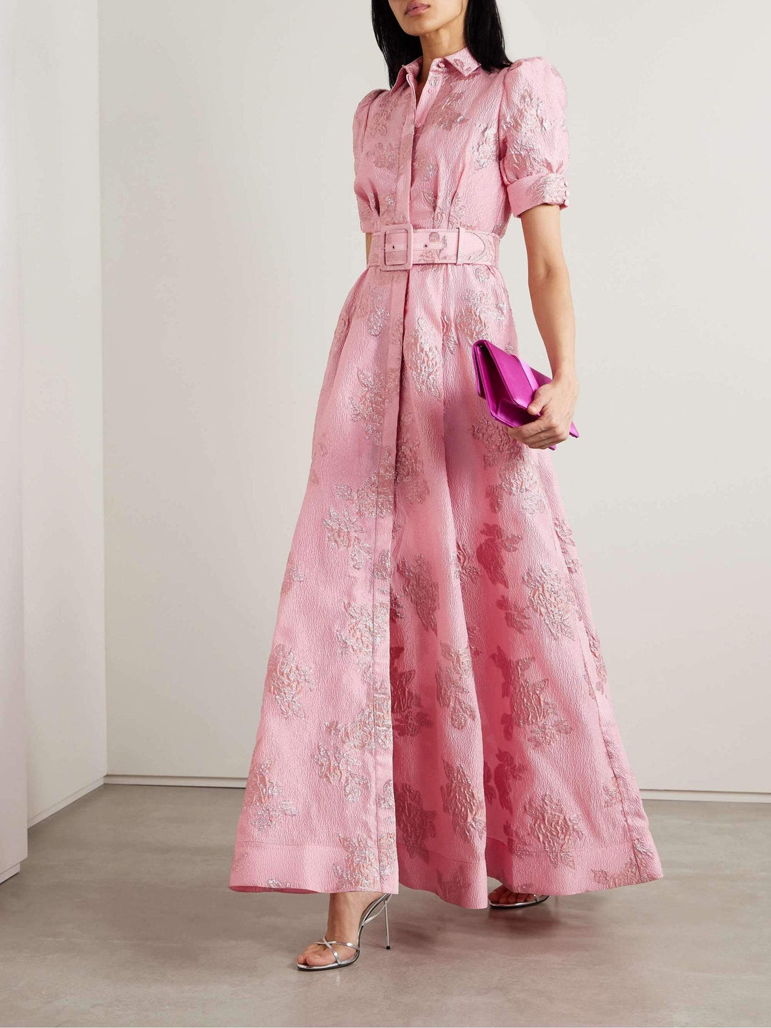 Celina WD | Short Puff Sleeves Dress