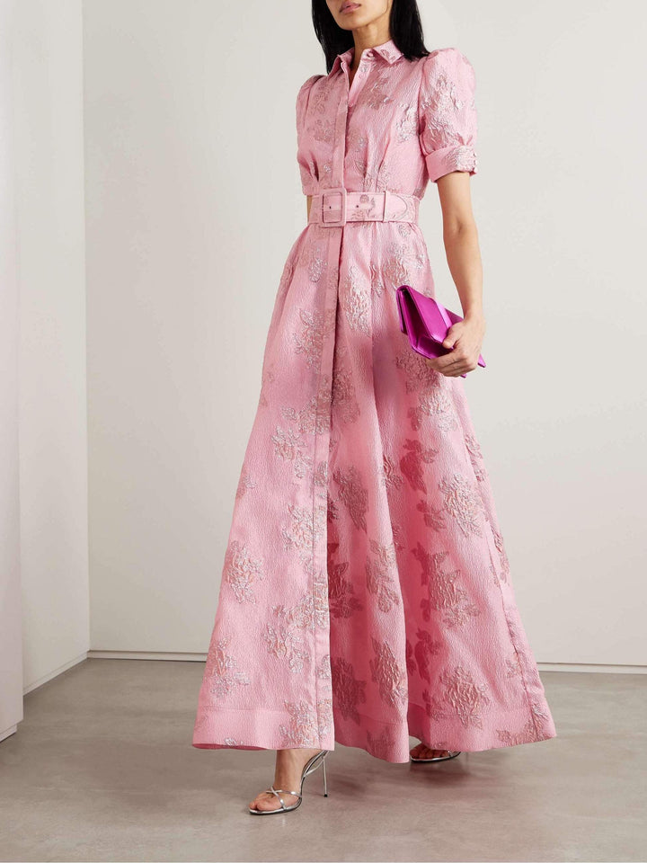 Celina WD | Short Puff Sleeves Dress