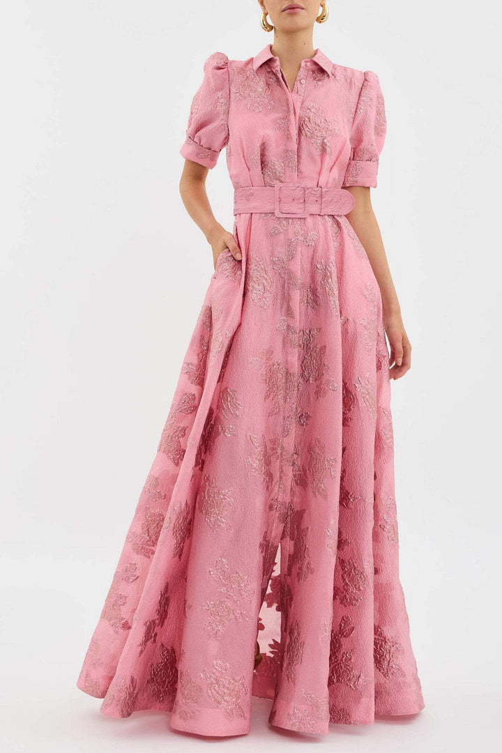 Celina WD | Short Puff Sleeves Dress