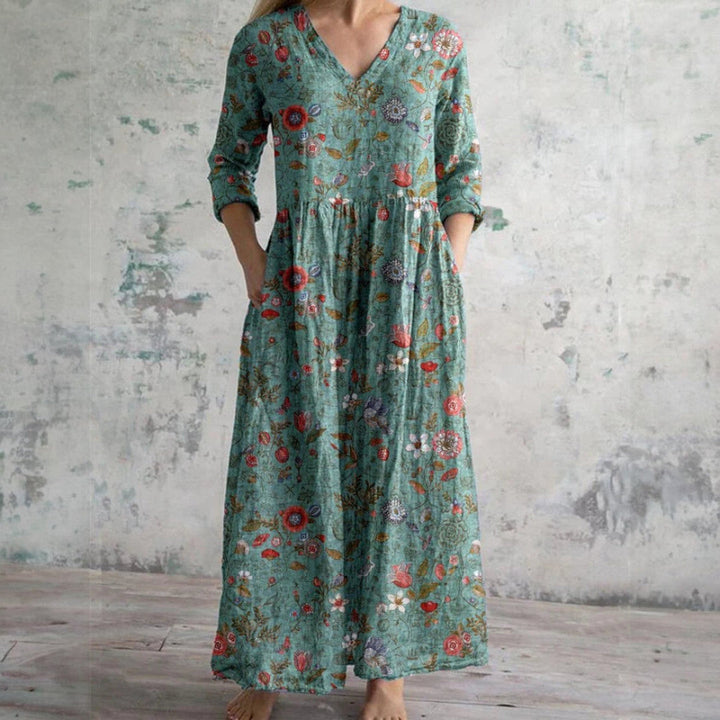 Erica™ - Elegant Floral Dress