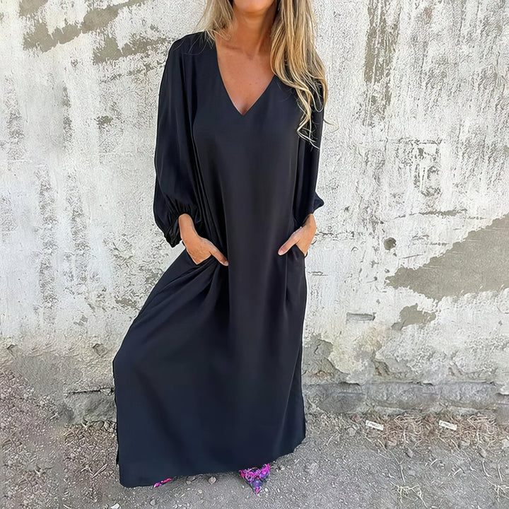 Zita® NDC | Long Boho Dress with Pockets