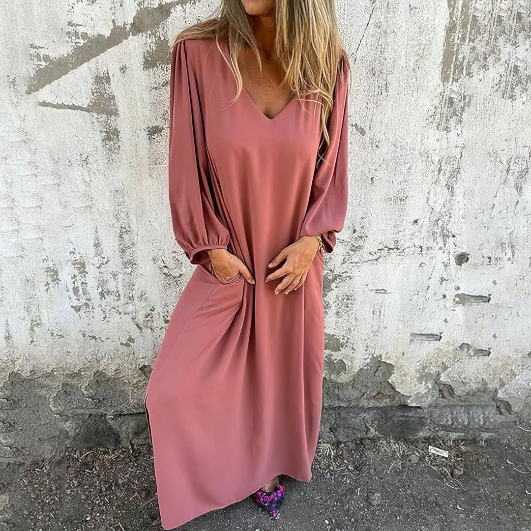 Zita® NDC | Long Boho Dress with Pockets