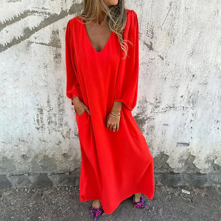 Zita® NDC | Long Boho Dress with Pockets
