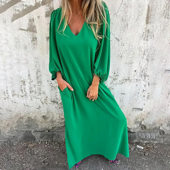 Zita® NDC | Long Boho Dress with Pockets