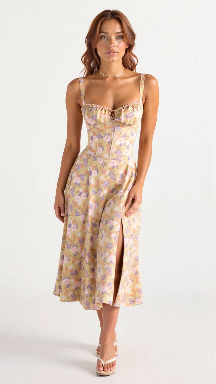 Kiana™ Spring Essential – Waist Sculpting Dress for a Flattering Summer Silhouette